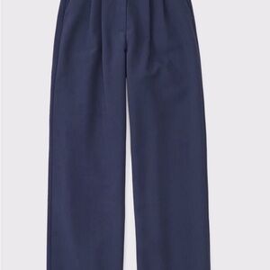Abercrombie & Fitch Navy Blue Trousers